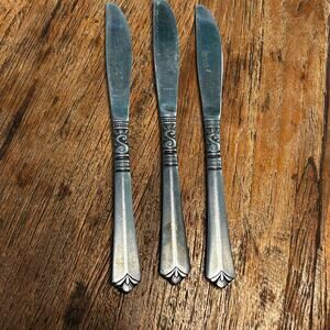 Orleans Silver Stainless Korea Set of 3 Knives